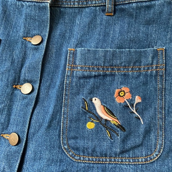 Twik and Estée preda by Simons jeans skirt with embroidery in the pocket Size S - Picture 2 of 12